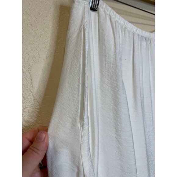 Young Fabulous and Broke White Draw String Waist Maxi Skirt Fit & Flare XS Boho - Picture 12 of 13